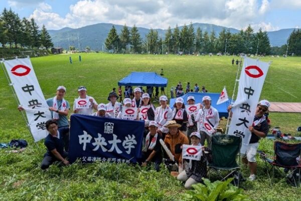 長野県中信支部　秋風が吹き抜ける菅平高原での応援活動